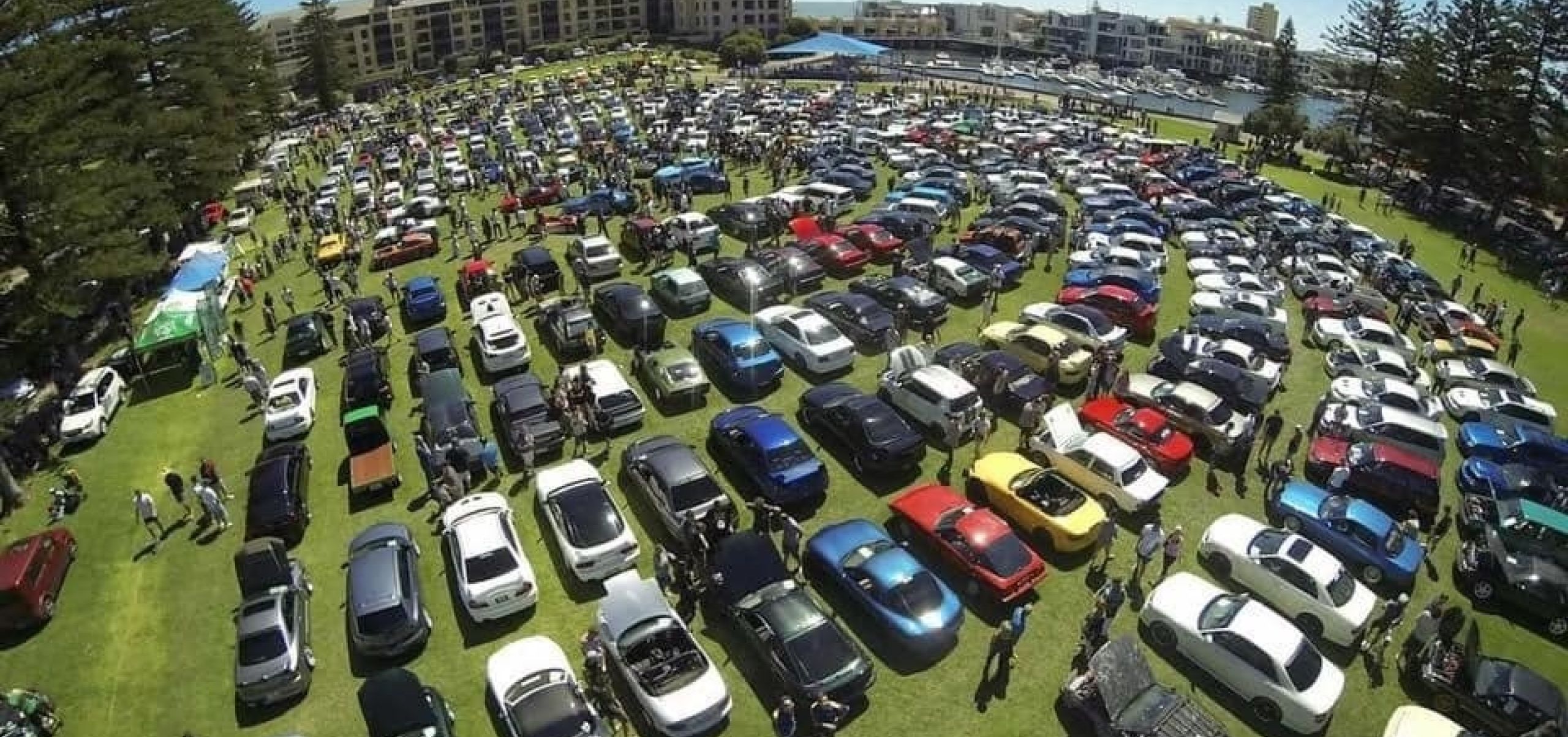 japanese cars on display at Wigley Reserve