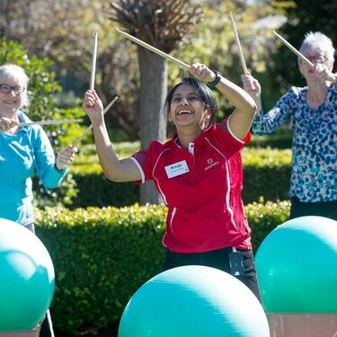 Fit Ball Drumming