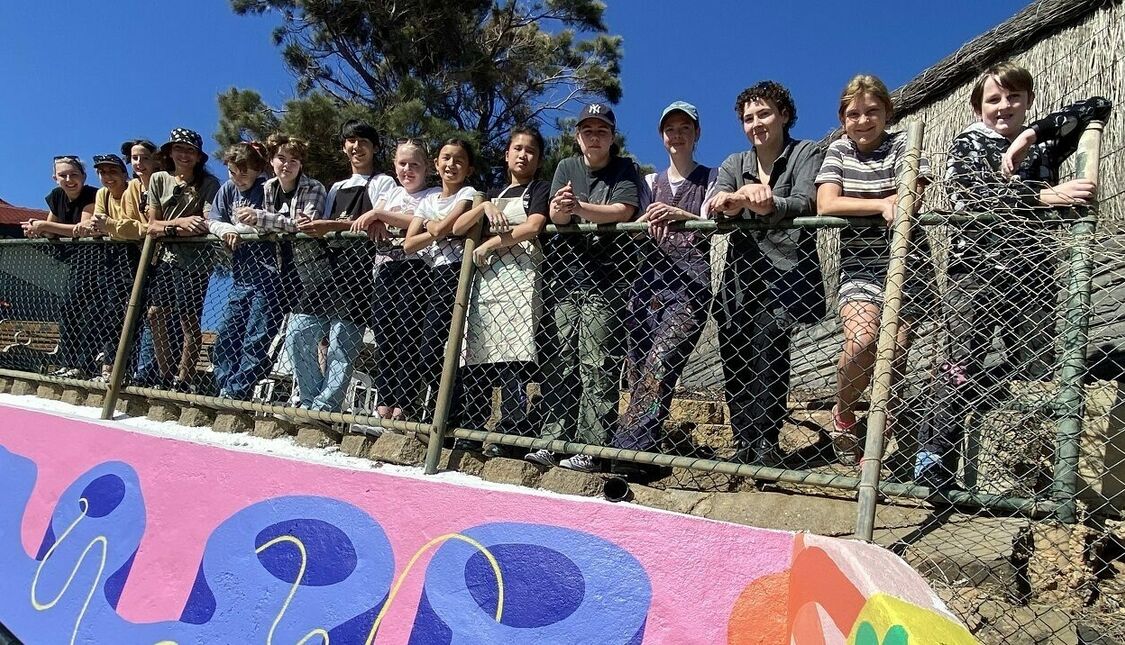 The artists - fifteen young people