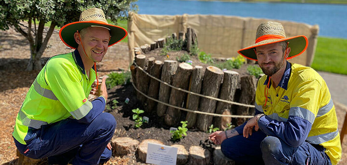 Growing herbs…and sparking conversations