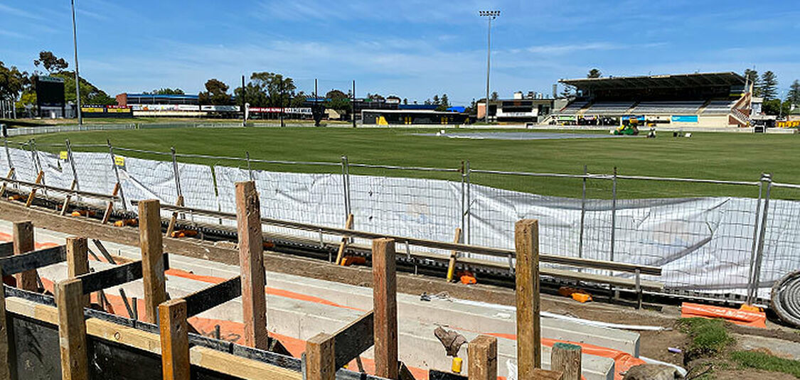 Building teams take over Glenelg Oval