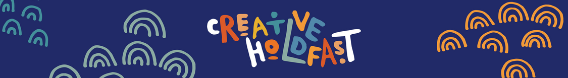 Creative holdfast logo with the words "creative holdfast"