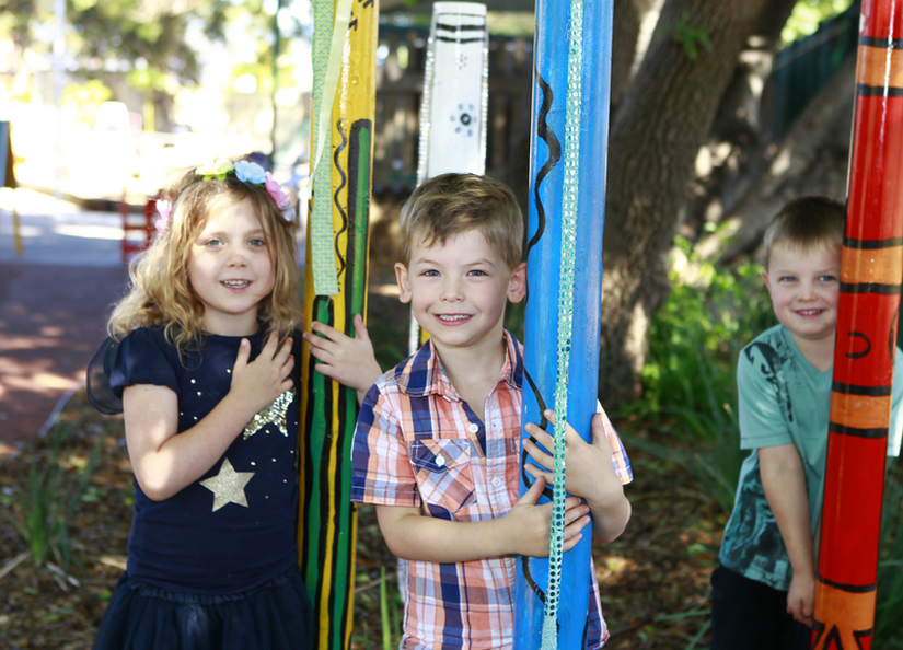 Children with their Holdfast Bay Environmental Projects