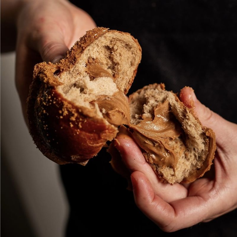 Biscoff Hot Cross Bun 1