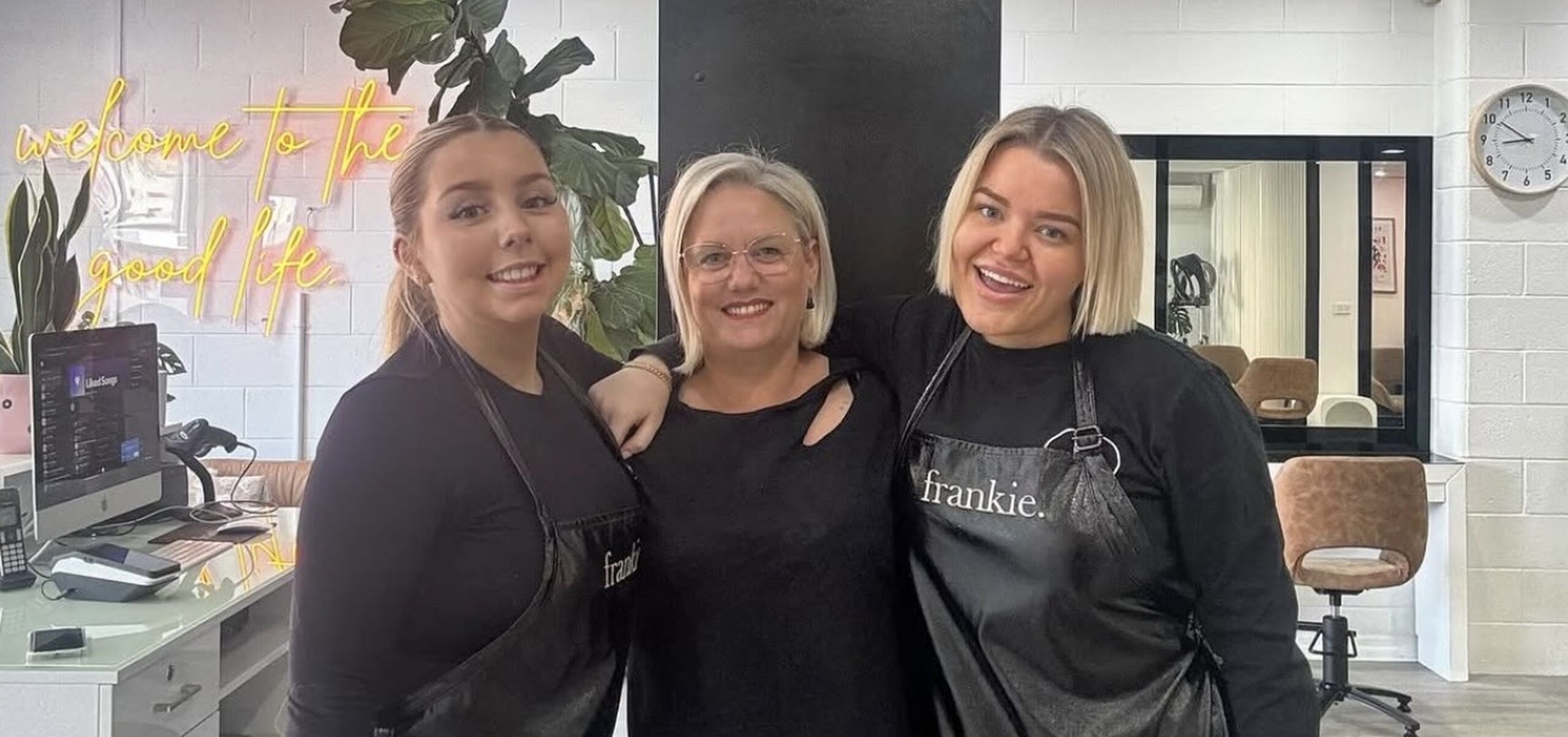 Staff from frankie hair
