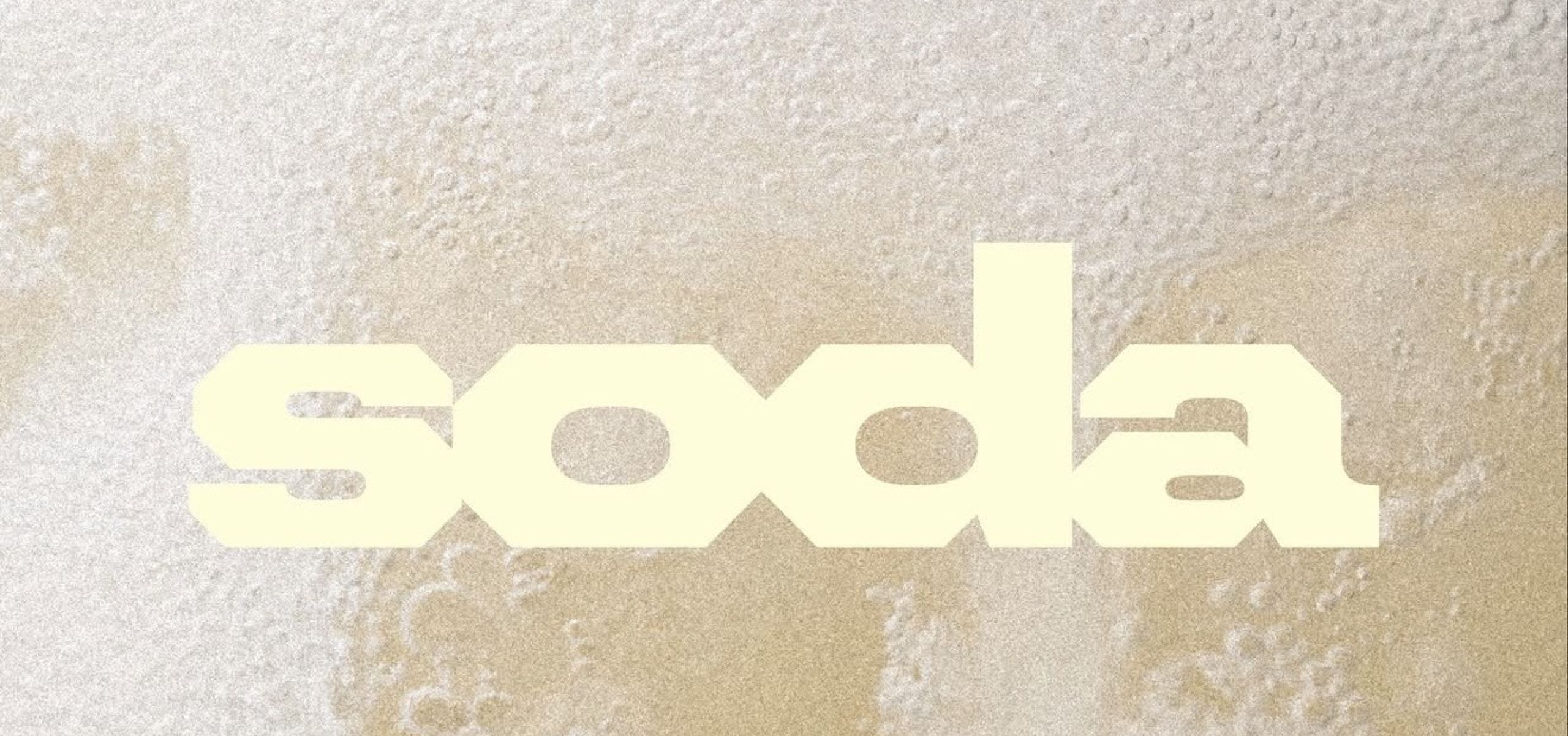 words  "soda on the sand and water background